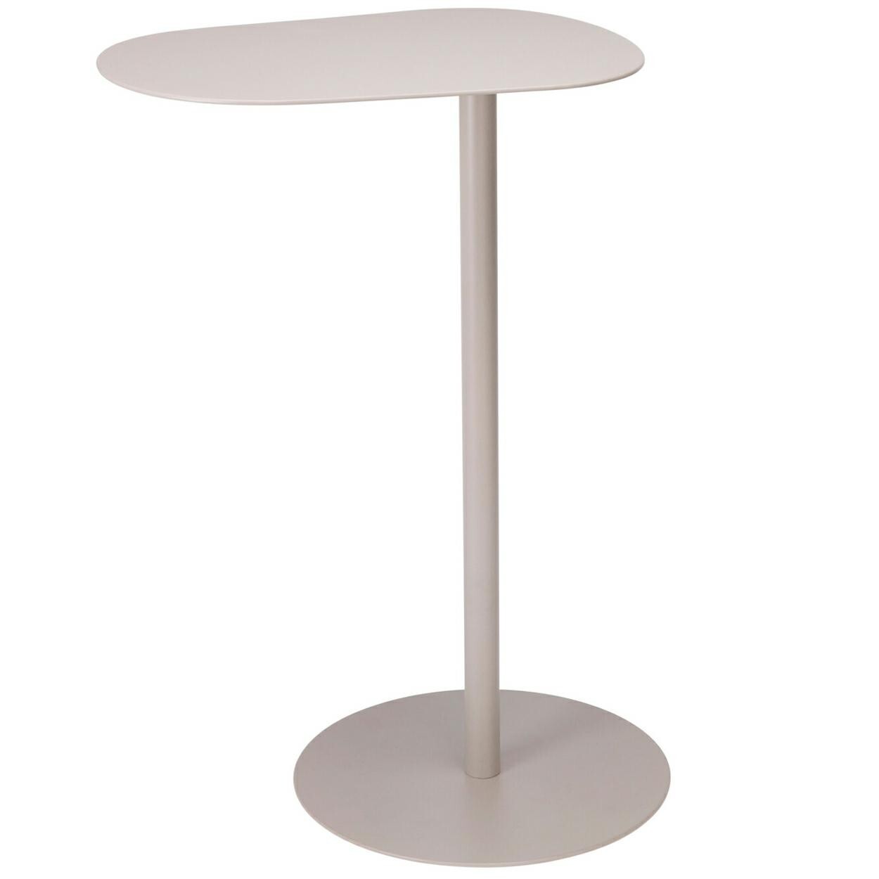 Kovový odkládací stolek Reto 53 cm béžový