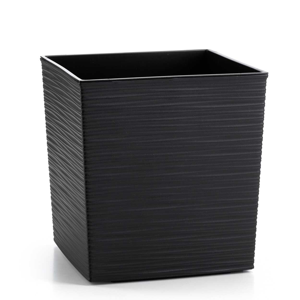 Květináč FLORE RIFLO 24,7x25,6 cm černý