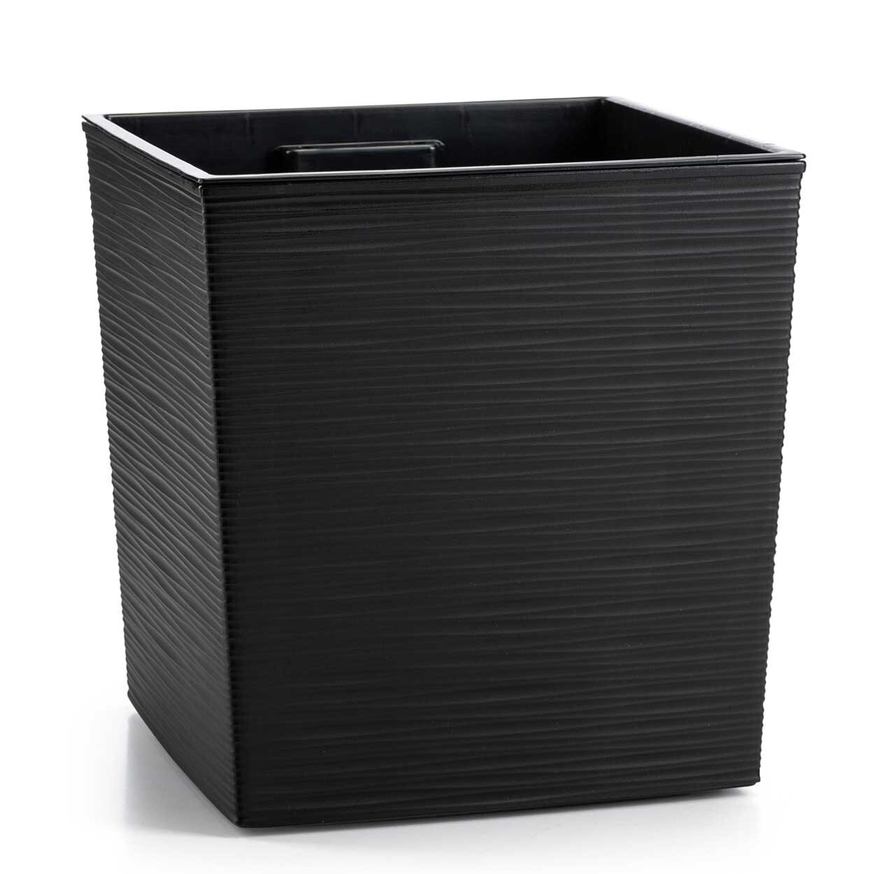Květináč FLORE RIFLO 29,5x30,5 cm černý