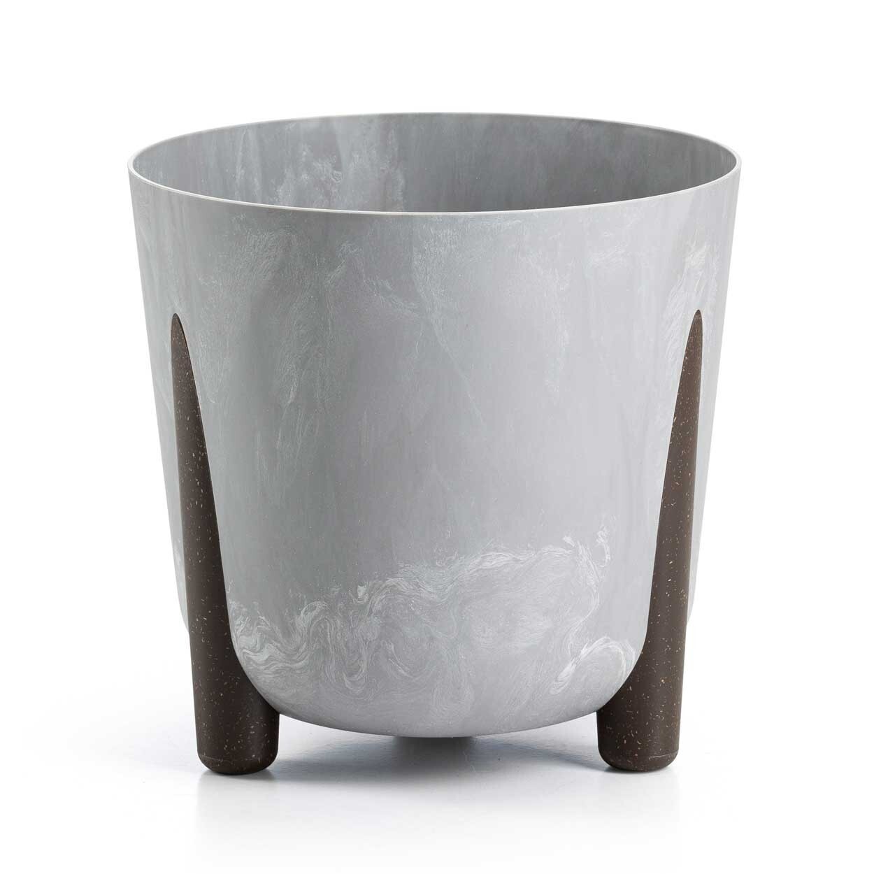 Květináč MOSS ECO 25,5x25,3 cm šedý beton