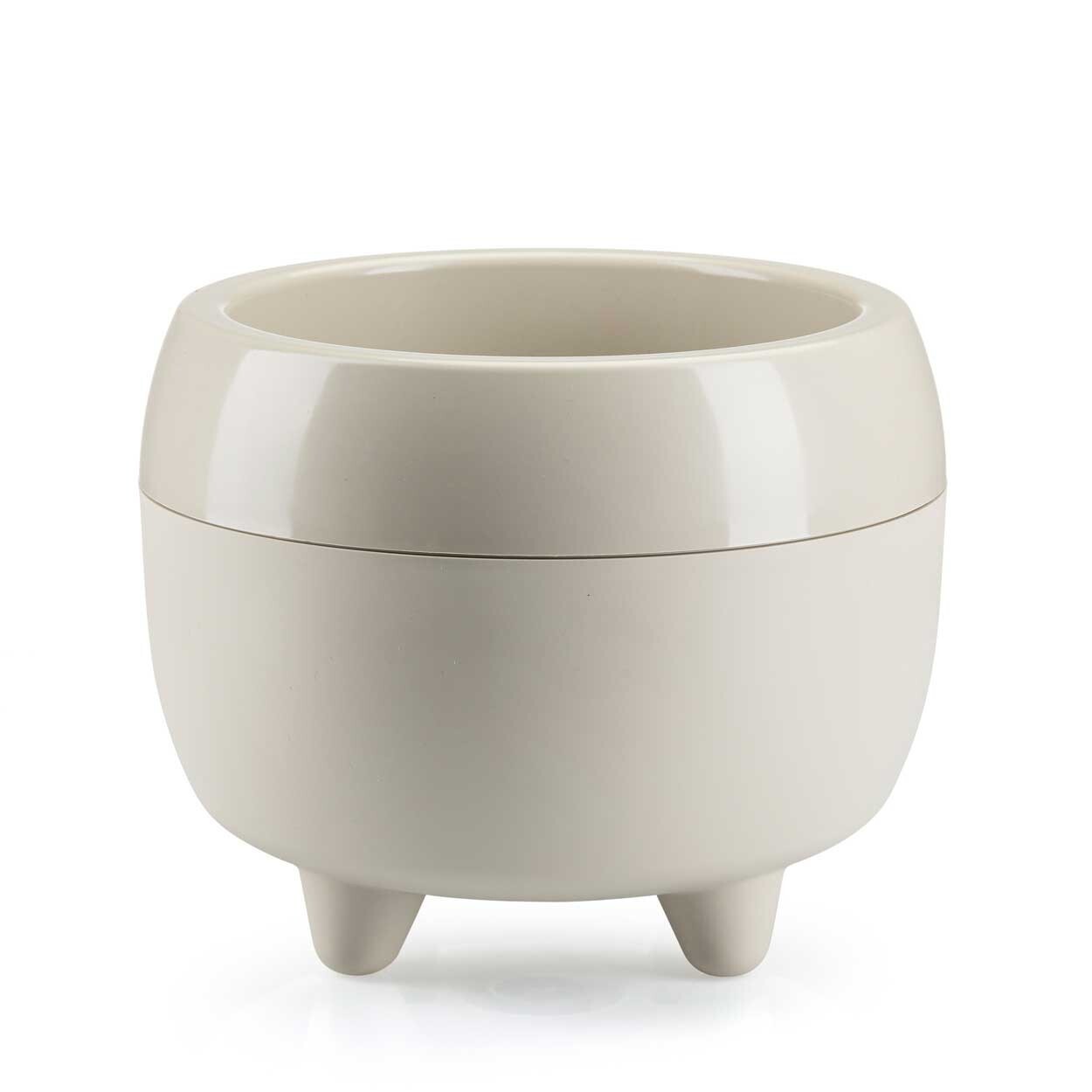 Květináč na nožičkách BOTANICA 23,1x18,3 cm béžový