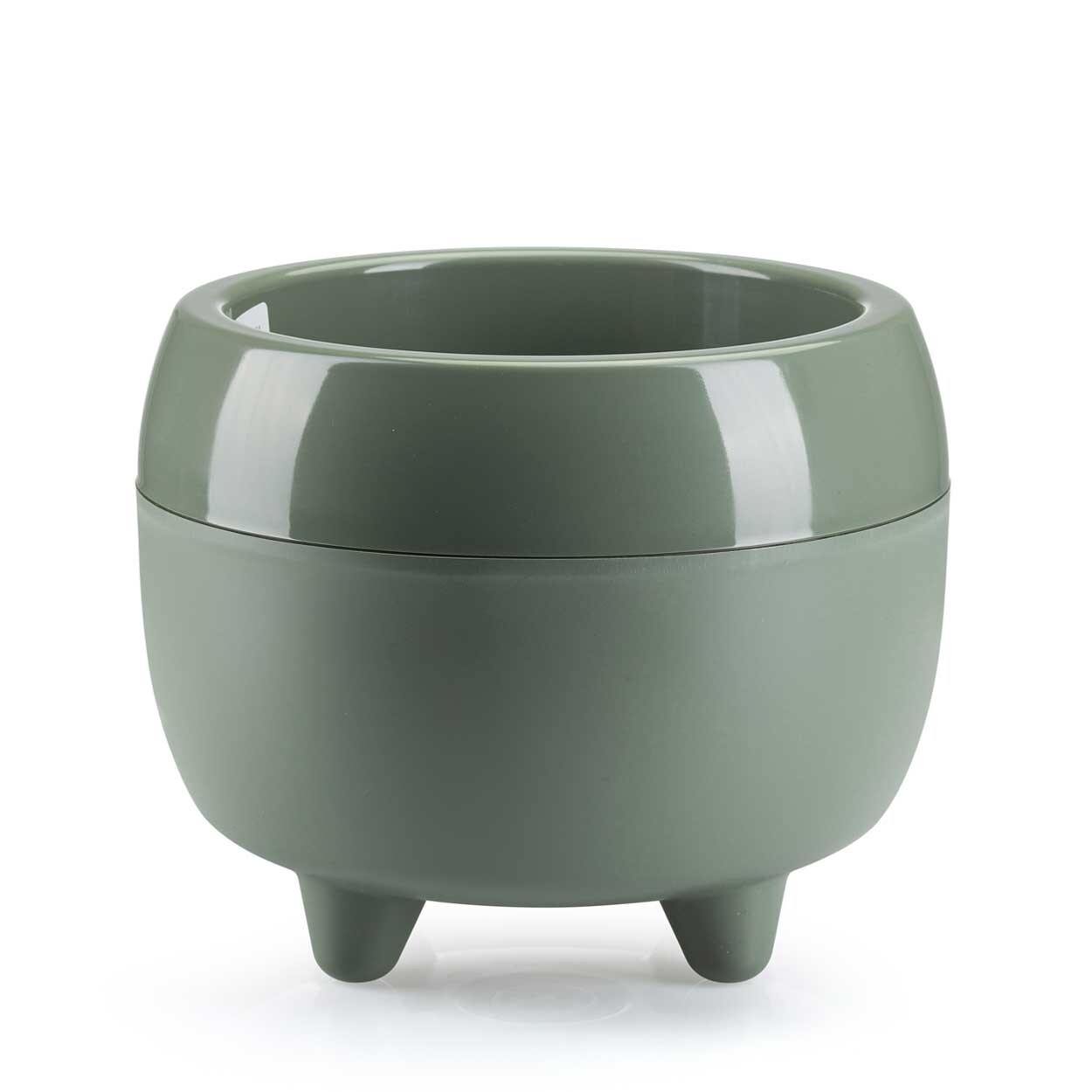 Květináč na nožičkách BOTANICA 23,1x18,3 cm zelený