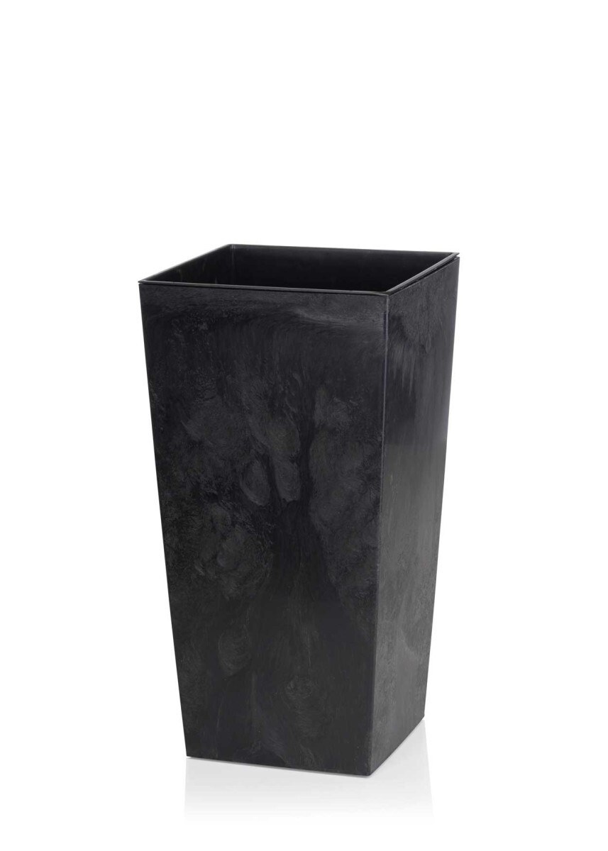 Květináč PORTO 46x25 cm černý beton