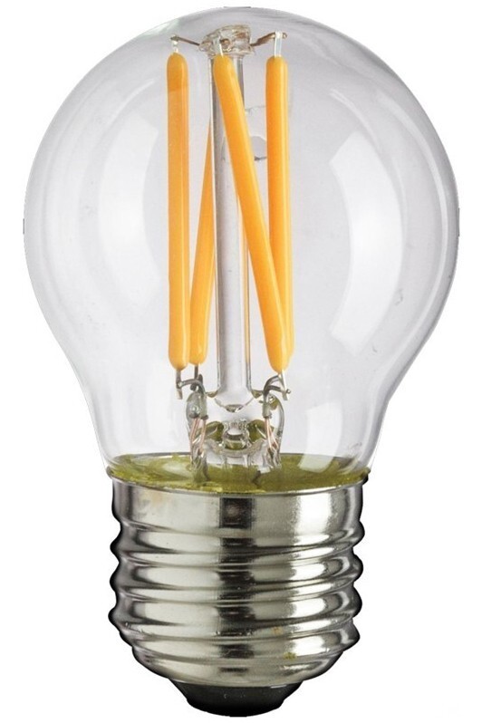 LED žárovka G45 teplá bílá