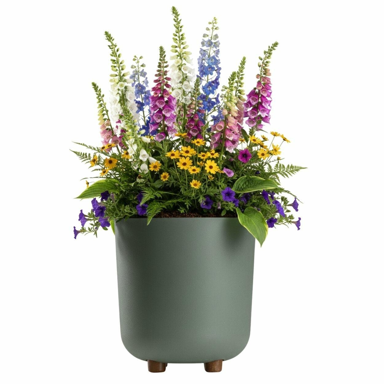 Plastový květináč na nožičkách Terra - výber z 6 prevedení