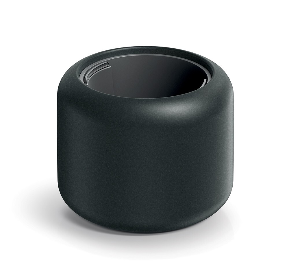 Plastový květináč Ulpo 40x30 cm tmavě šedý