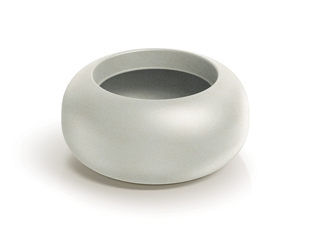 Plastový květináč Ulpo Bowl 48x22 cm pískový