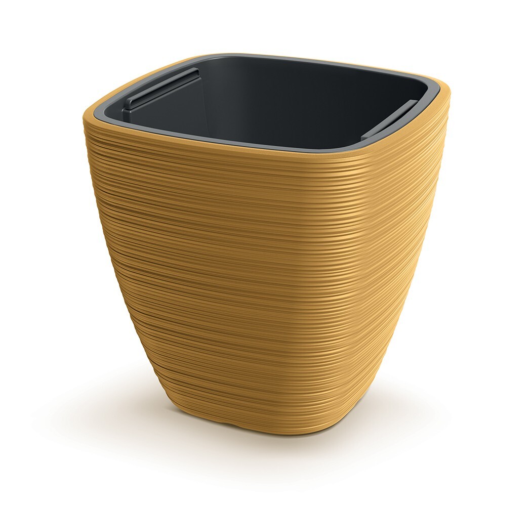 Plastový květináč Venas Square 38,8x38 cm - výber z 7 prevedení