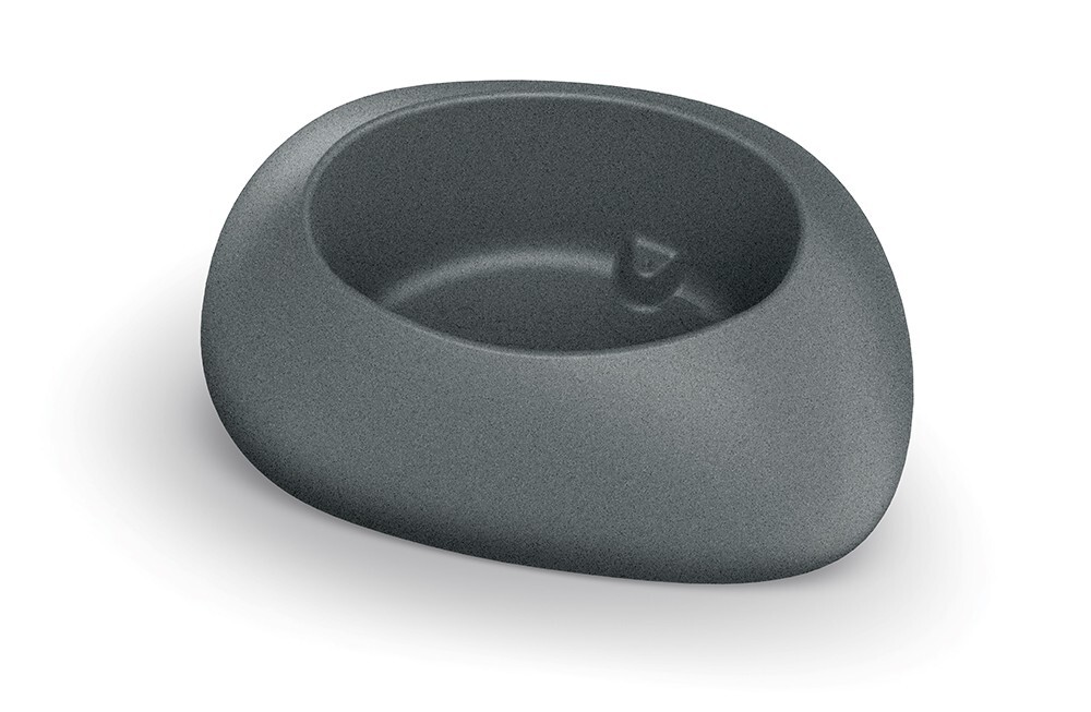 Plastový květináč Yekes šedý