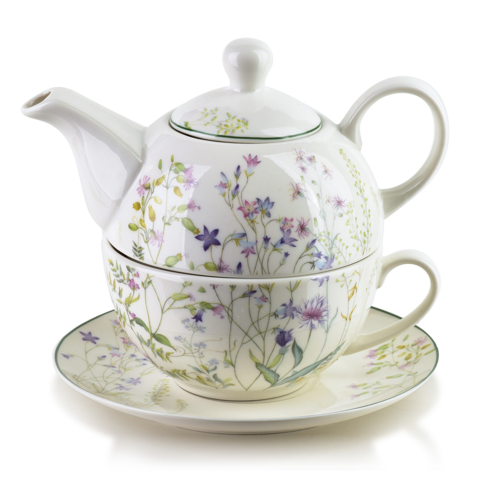 Porcelánová souprava FACCIA VERDE vícebarevná