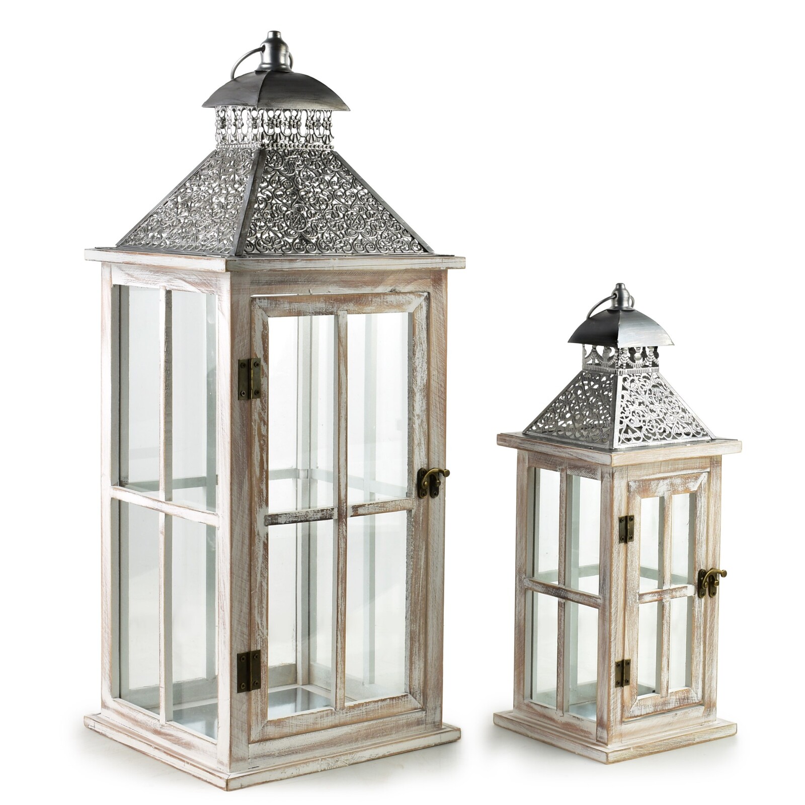 Sada 2 ks luceren LEVI 67/43 bílá/šedá