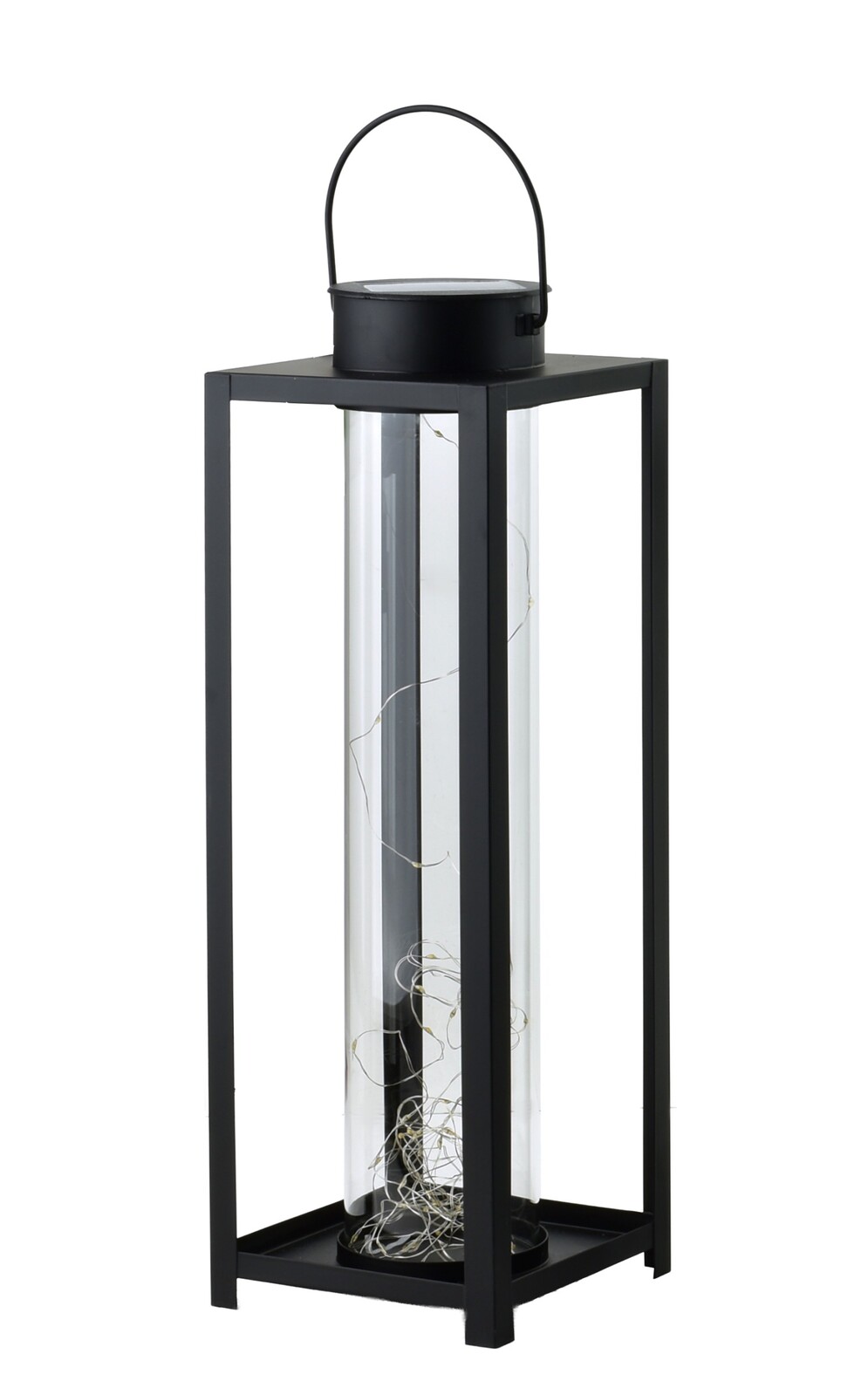 Solární lucerna SOKKE I 47 cm černá