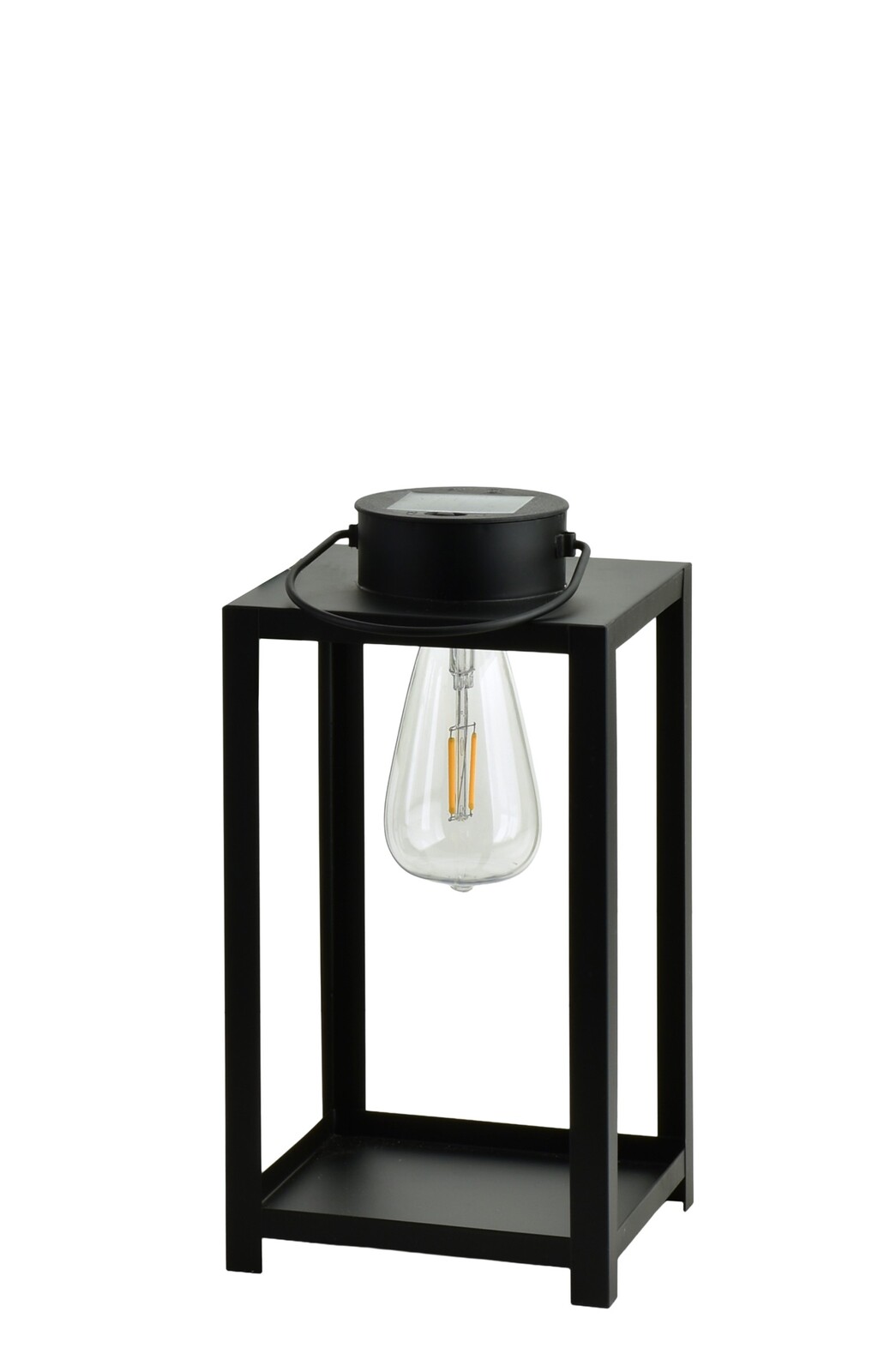 Solární lucerna SOKKE II 30 cm černá