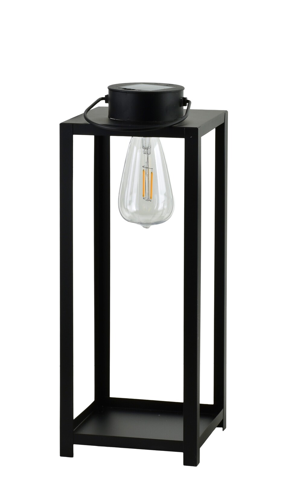 Solární lucerna SOKKE II 40 cm černá