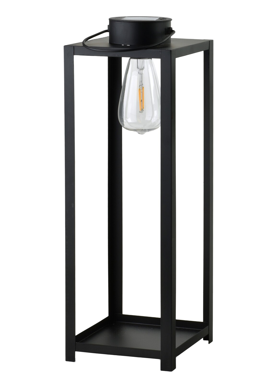 Solární lucerna SOKKE II 47 cm černá