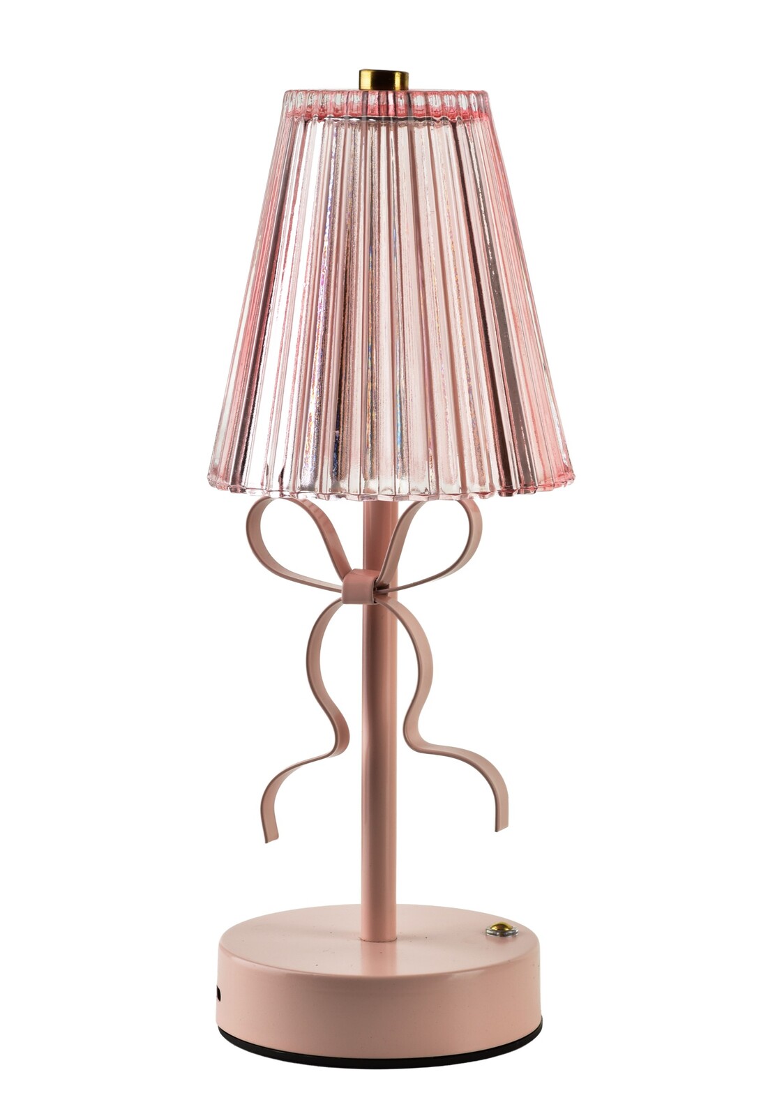 Stolní LED lampa PINKY s USB 29 cm růžová