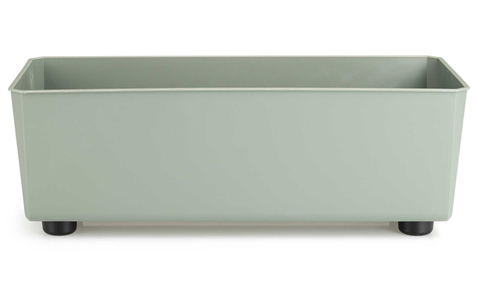 Truhlík s nožičkami Salvia 37,5x17 cm šedo-zelený