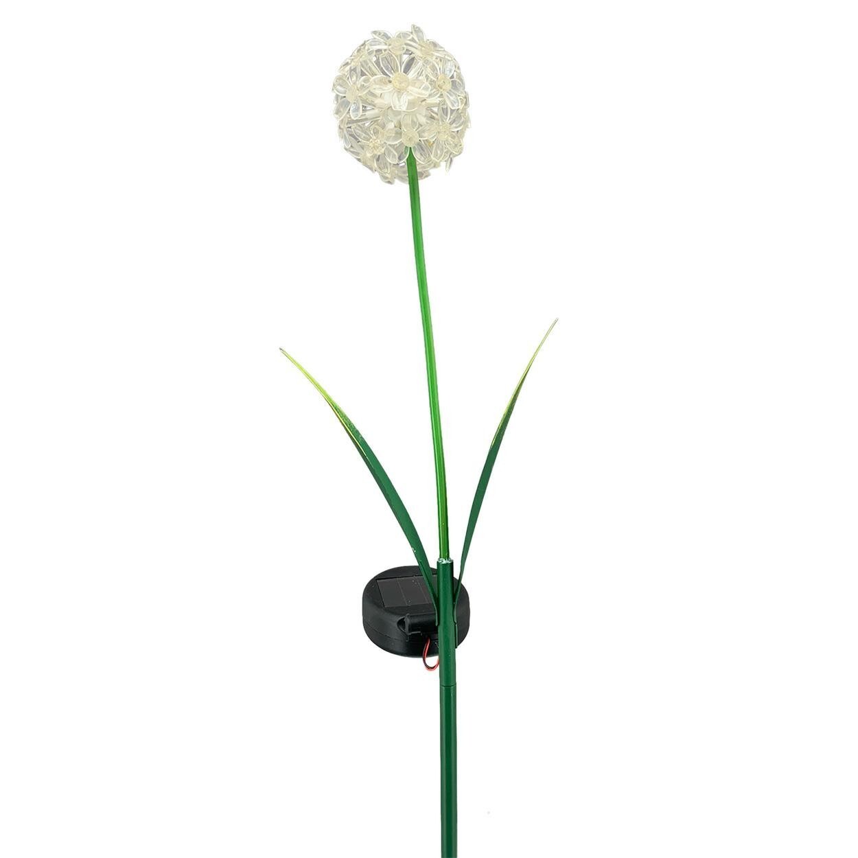 Umělá LED květina BLOOM 70 cm bílá