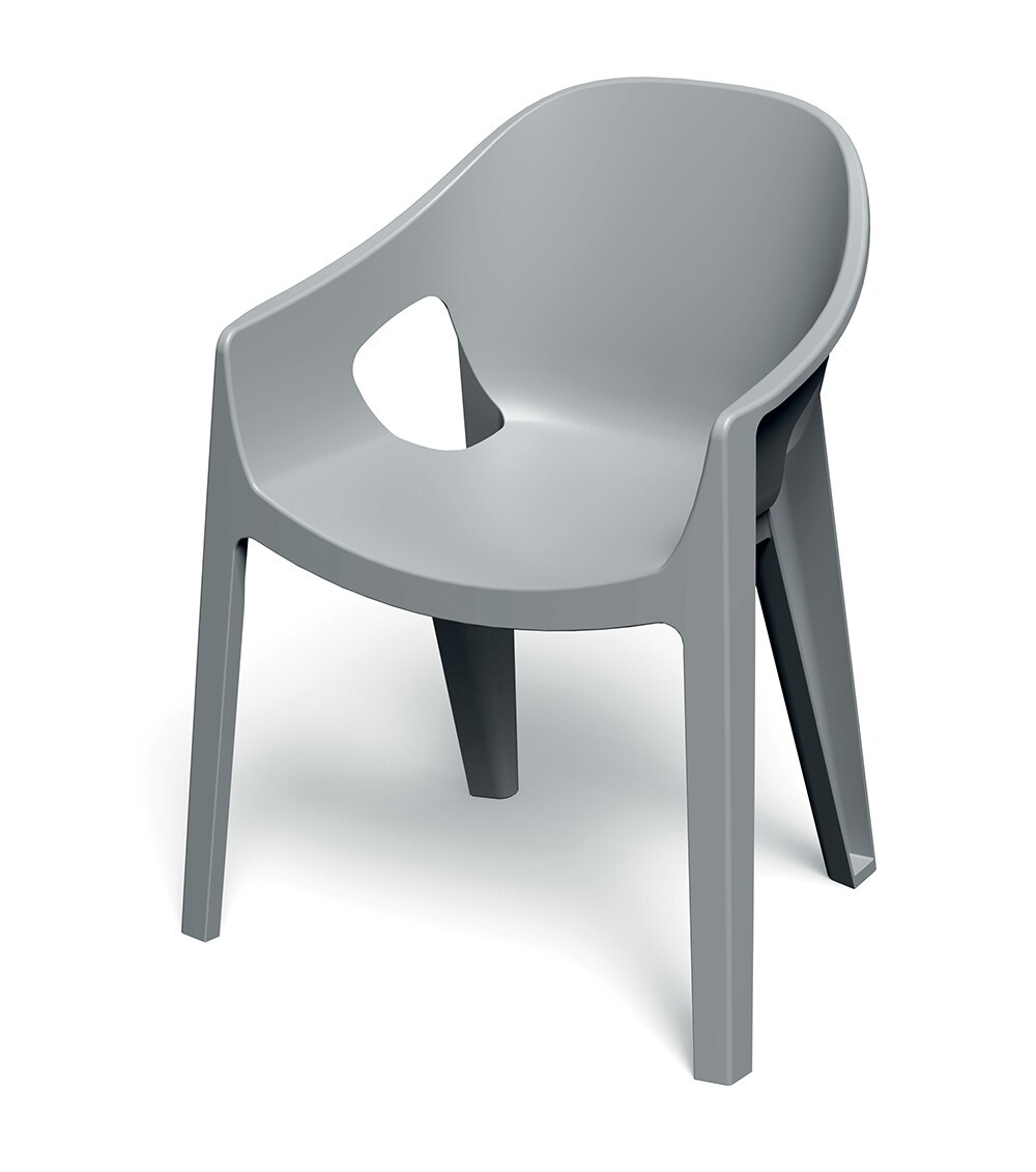 Zahradní křeslo Premos 65x56x82,5 cm šedé