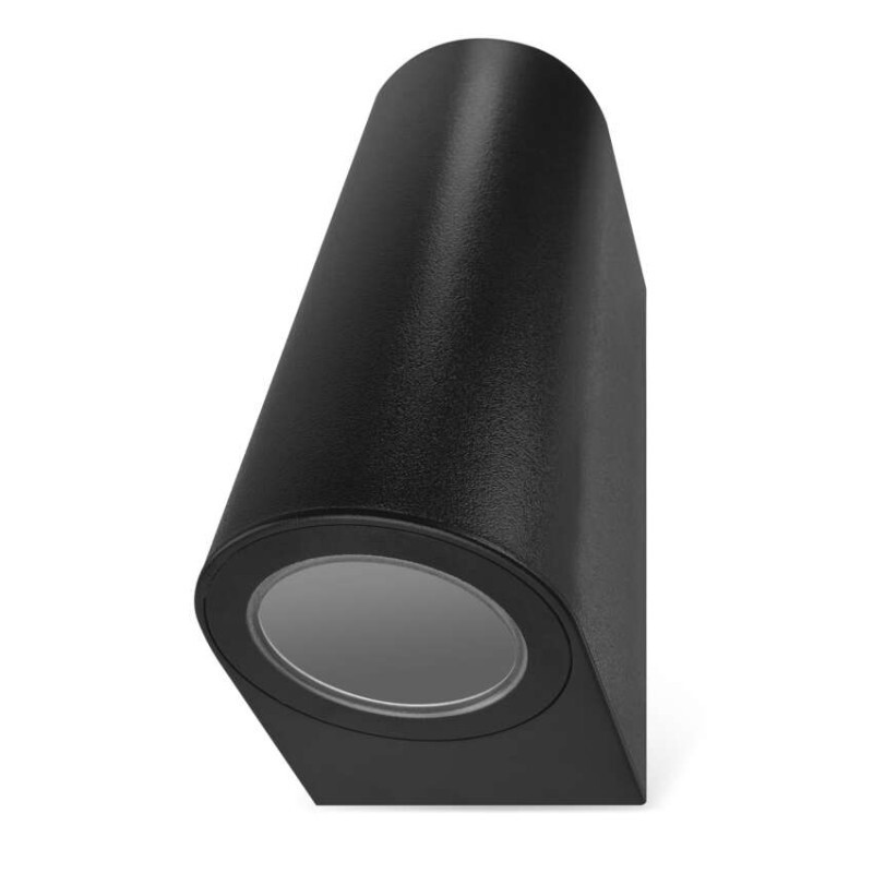 Zahradní nástěnné svítidlo Oculus černé