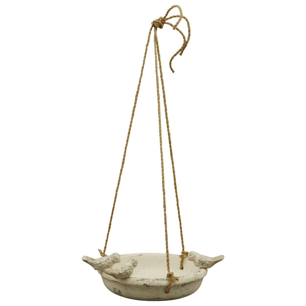 Závěsné pítko pro ptáčky PLUTO 32,5 cm béžové