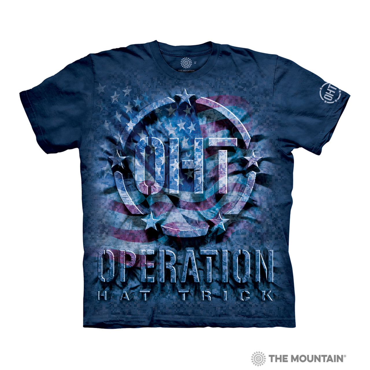 Tričko unisex The Mountain OHT Iner Spirit Flag - modré, 3XL