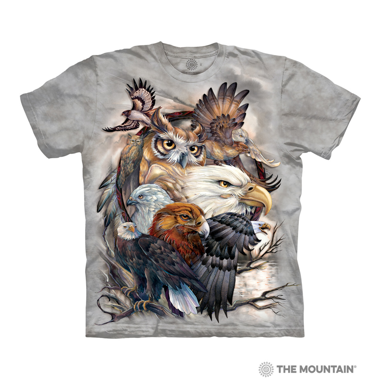 Tričko unisex The Mountain Sky Kings - sivé, S