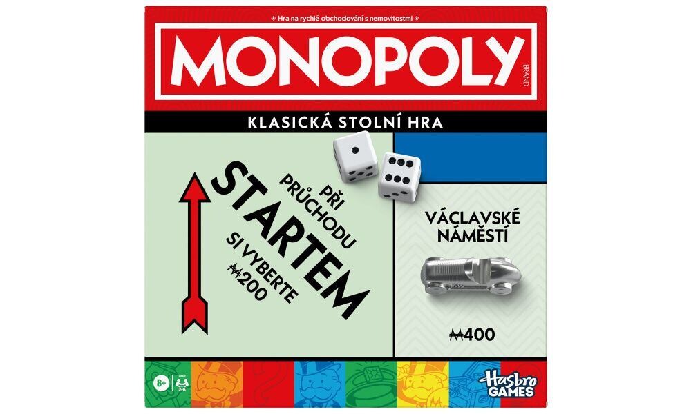 Hasbro Monopoly Classic CZ verzia