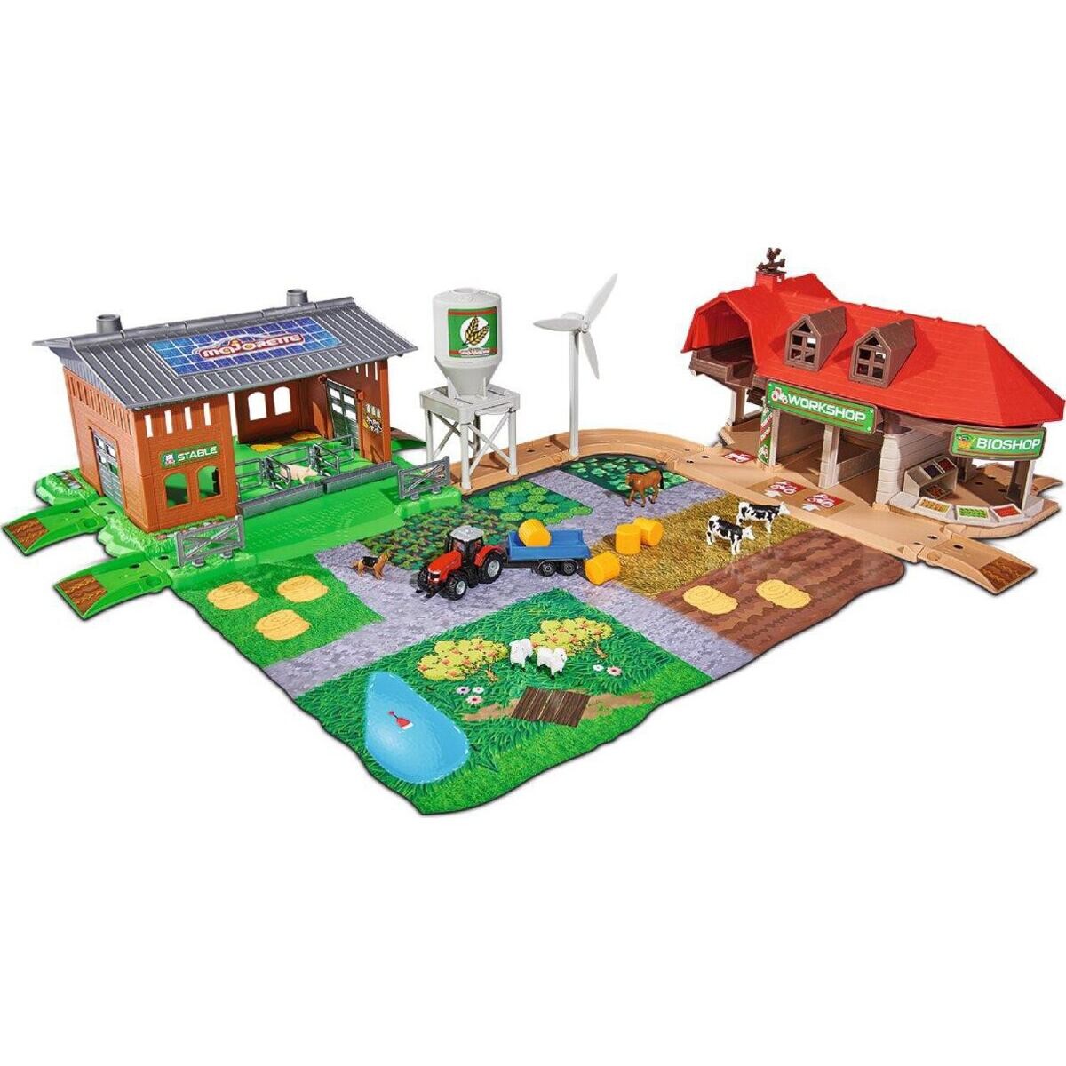 MJ 2050009 Creatix Velká farma + 5 vozidel - poškozený obal