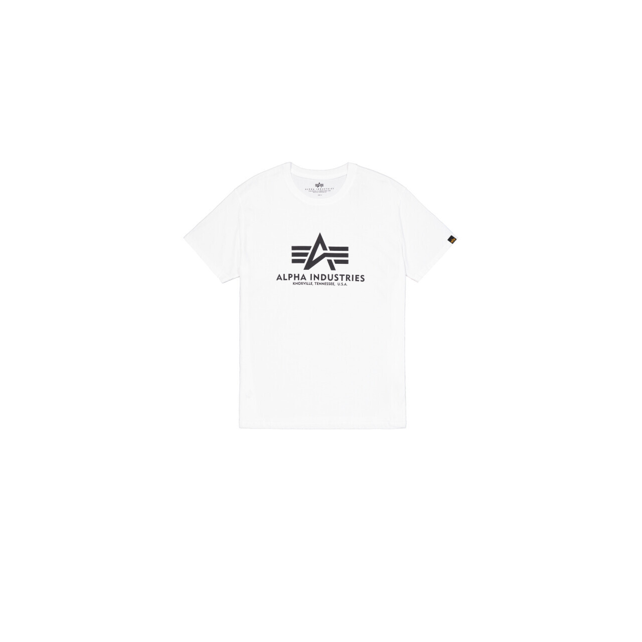 Tričko Alpha Industries Basic Big Logo - biele, S