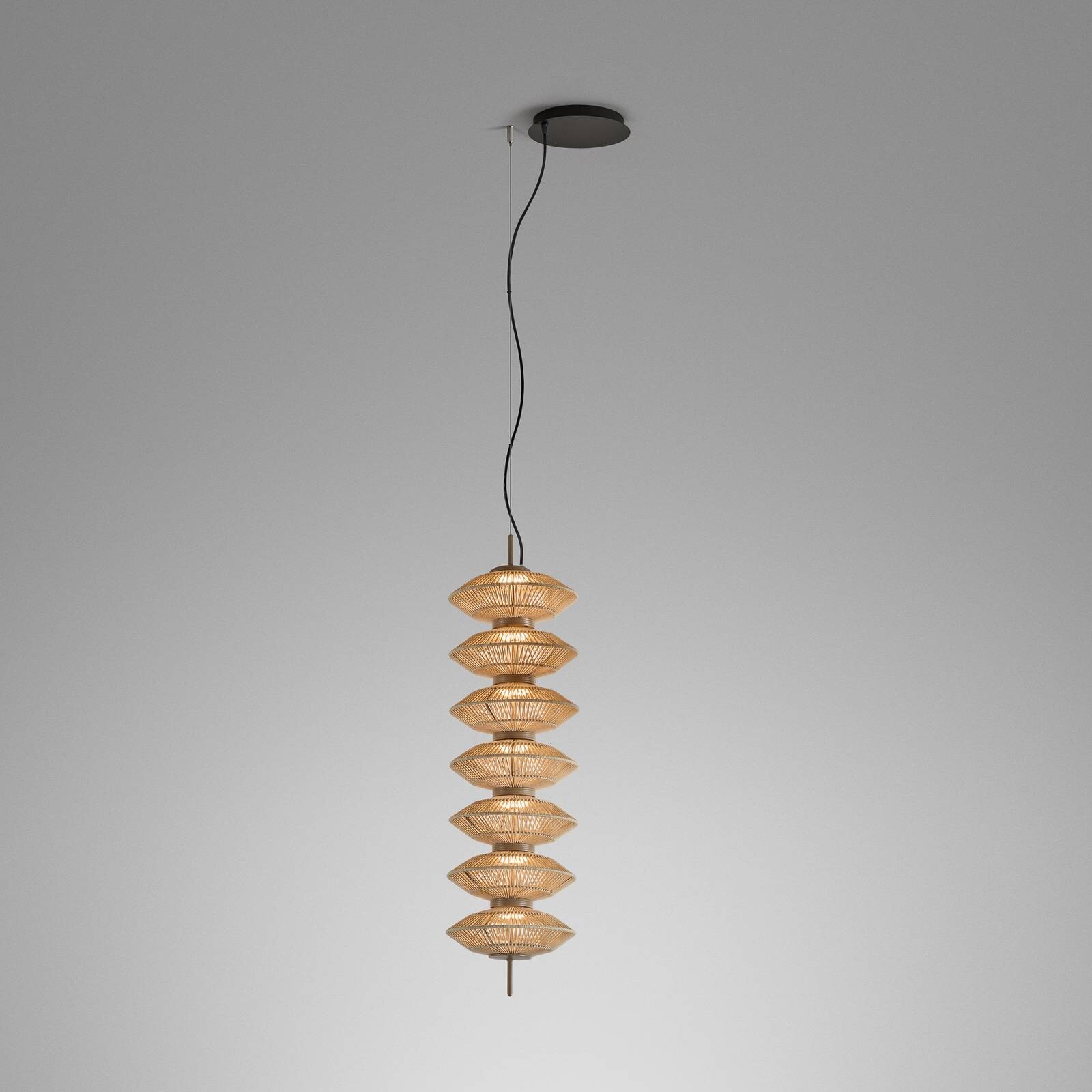 Bover LED závesné svietidlo Yuyun S/7S zabudovateľné stmievateľné 0-10V béžové