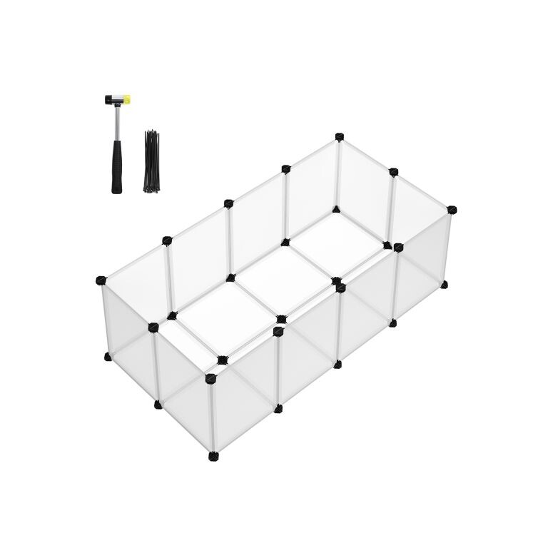 Modulárny výbeh pre malé zvieratá, 125 x 63 x 42 cm
