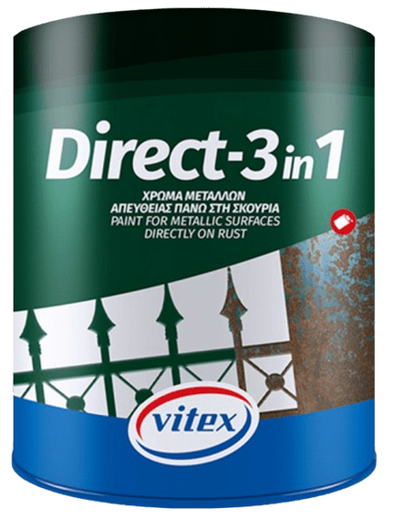 VITEX DIRECT 3in1 - Alkydová farba na kov 3v1 RAL 7004 - signálna šedá, 0,75 L