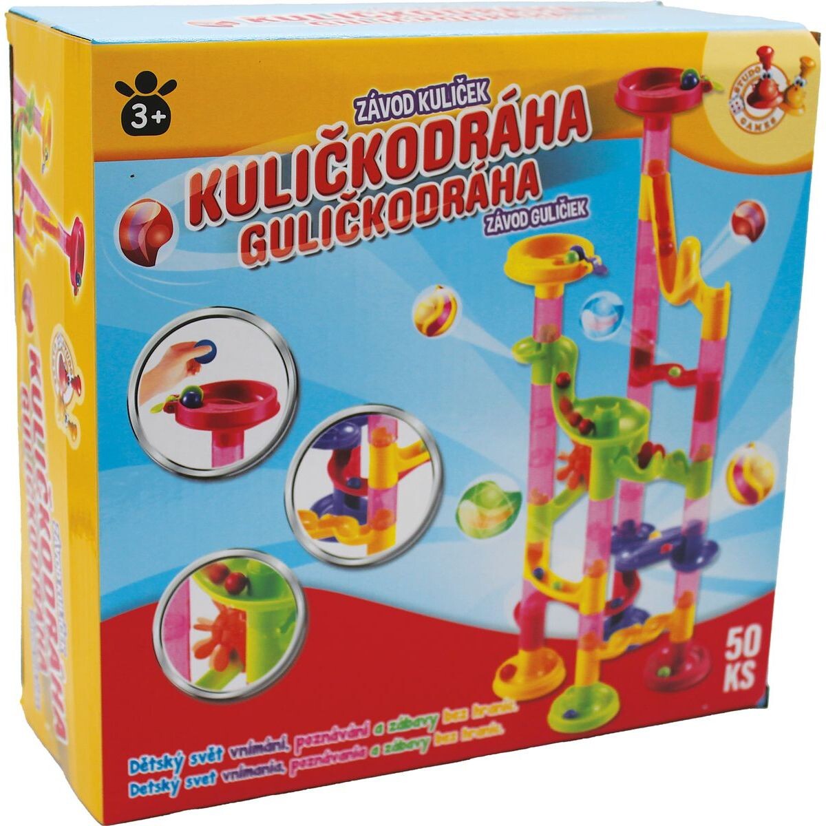 HM Studio Guľôčková dráha 50 dielikov