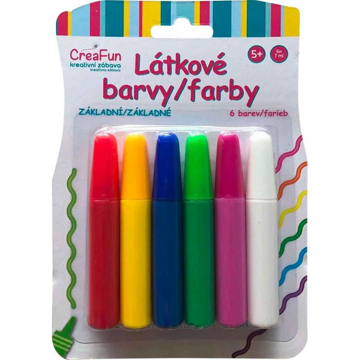 HM Studio Látkové farby sada základná 6 ks