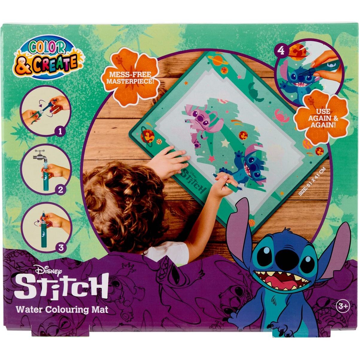 Alltoys Canenco Kreatívna podložka na vodné maľovanie Stitch