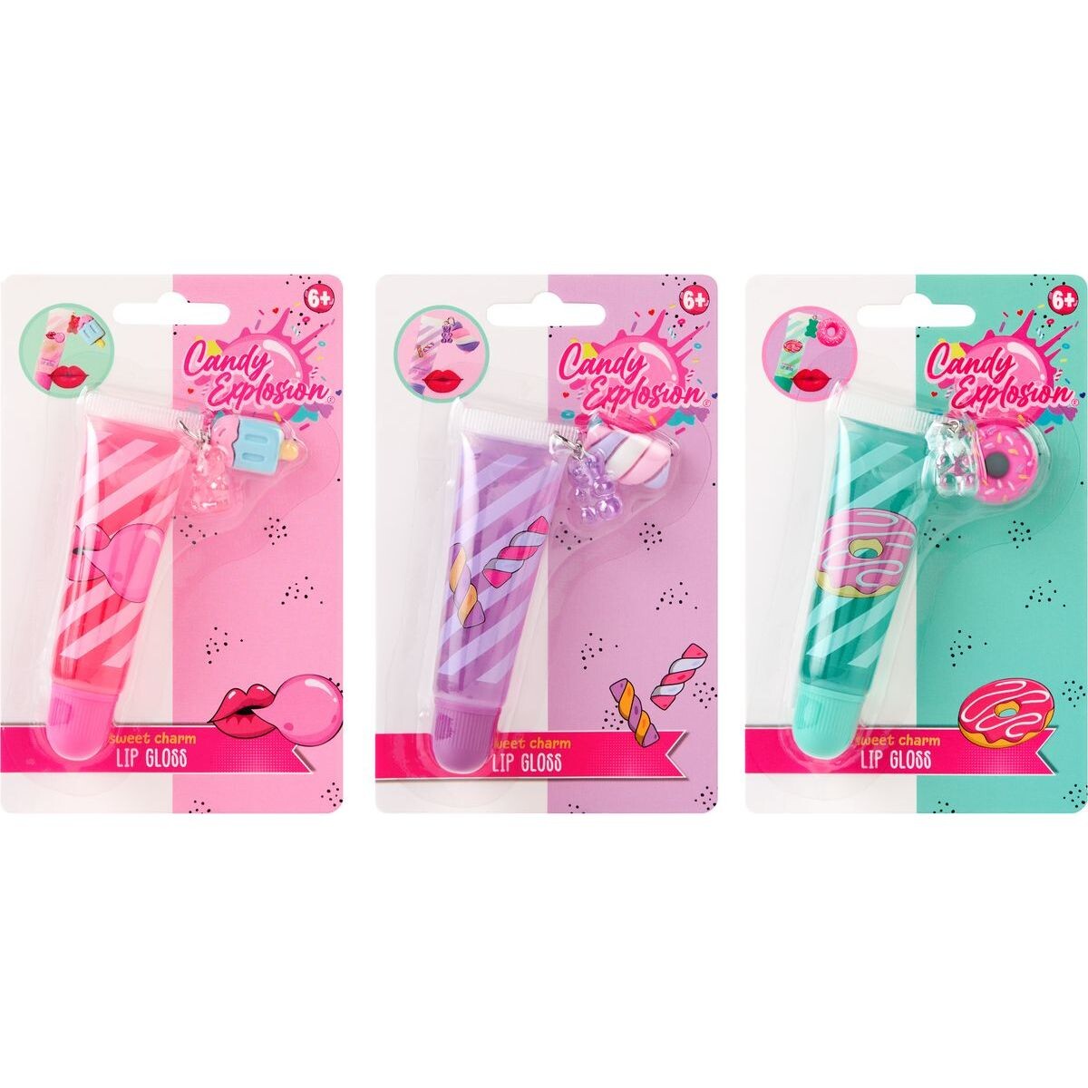 Lesk na pery s príveskom Candy