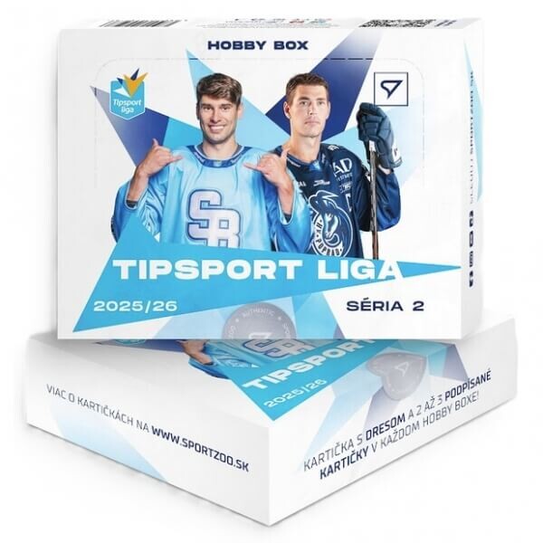 Sportzoo Hokejové karty Tipsport liga SK 2025-2026 - Hobby box - 2. séria