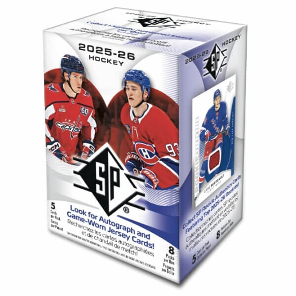 Upper Deck 2025-2026 Upper Deck SP Hockey Blaster Box - hokejové karty