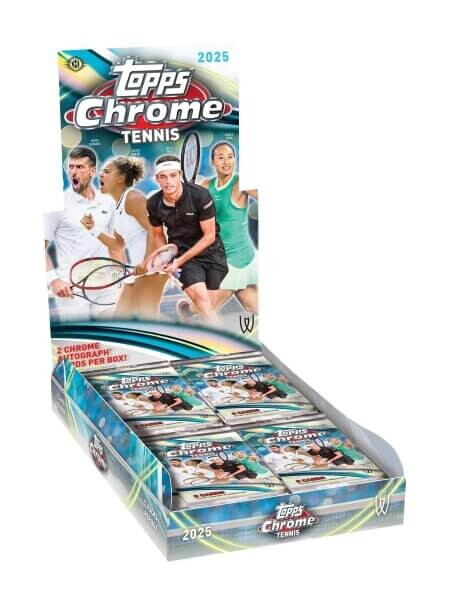Topps 2025-2026 Topps Chrome Tennis Hobby Box