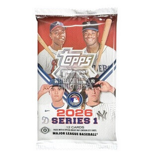 Topps 2026 Topps Series 1 Baseball Hobby balíček - zberateľské karty MLB