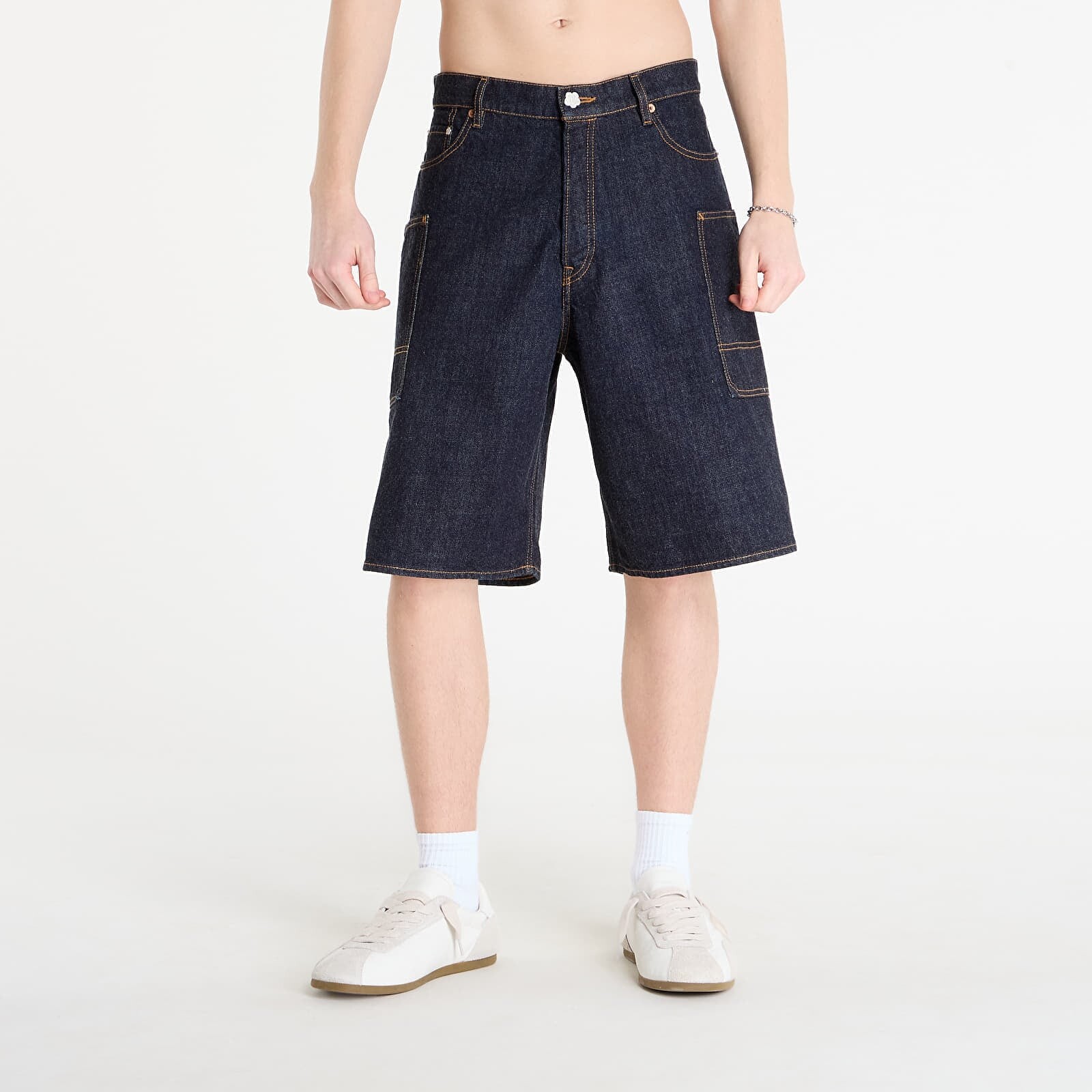 Šortky KENZO Bermuda Short Rinse Blue Denim 31