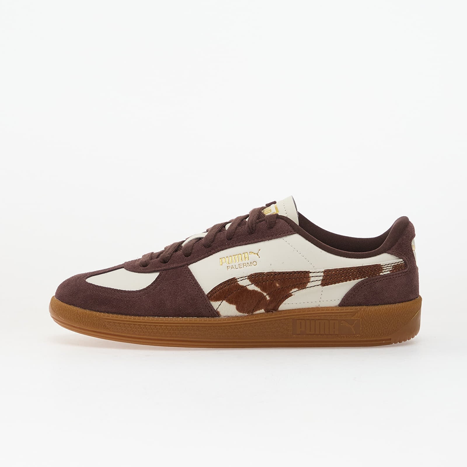 Tenisky Puma Palermo Cow Wns Warm White-Chocolate Brown-Gum EUR 41