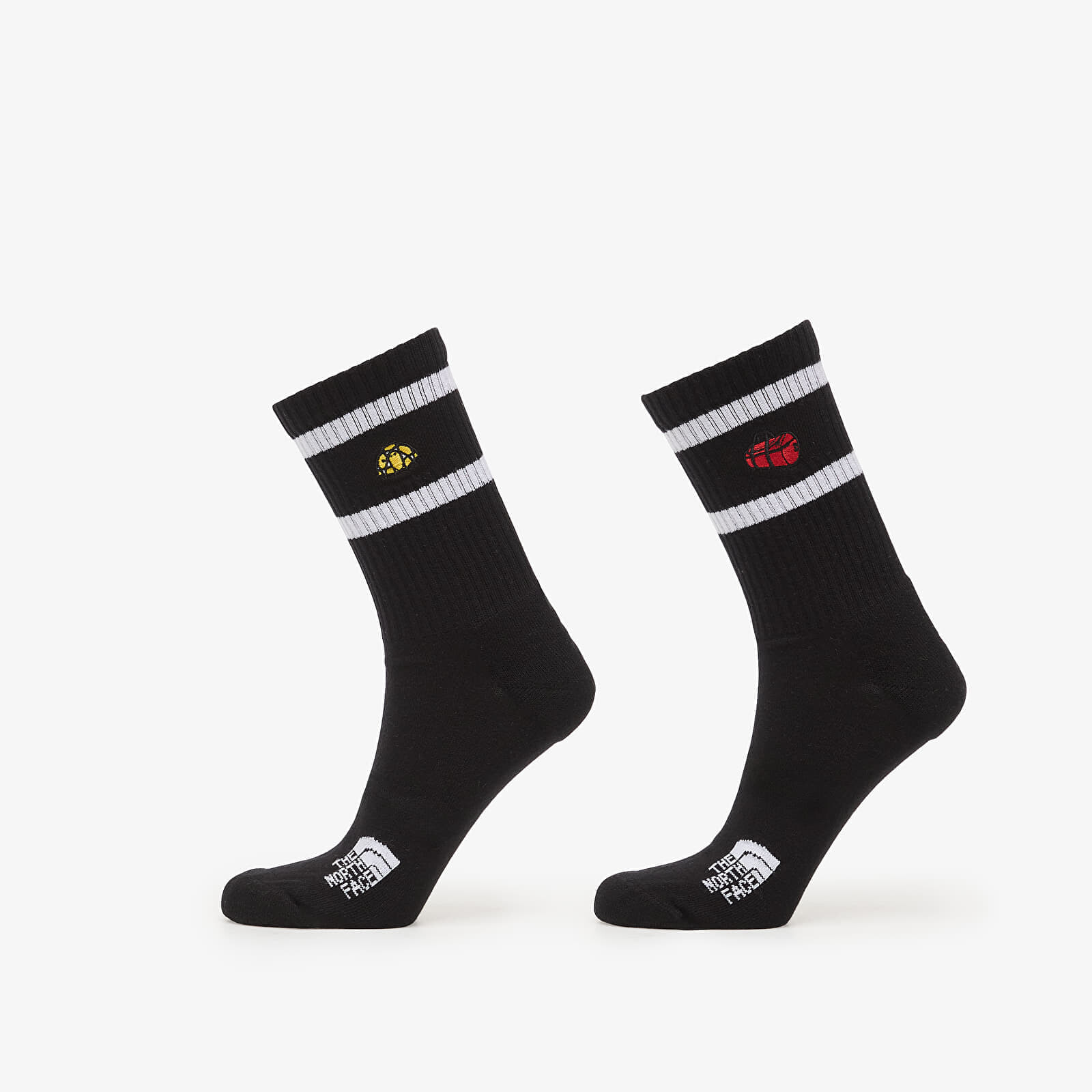 Ponožky The North Face Everyday Crew TNF Icons Sock 2-Pack TNF Black L