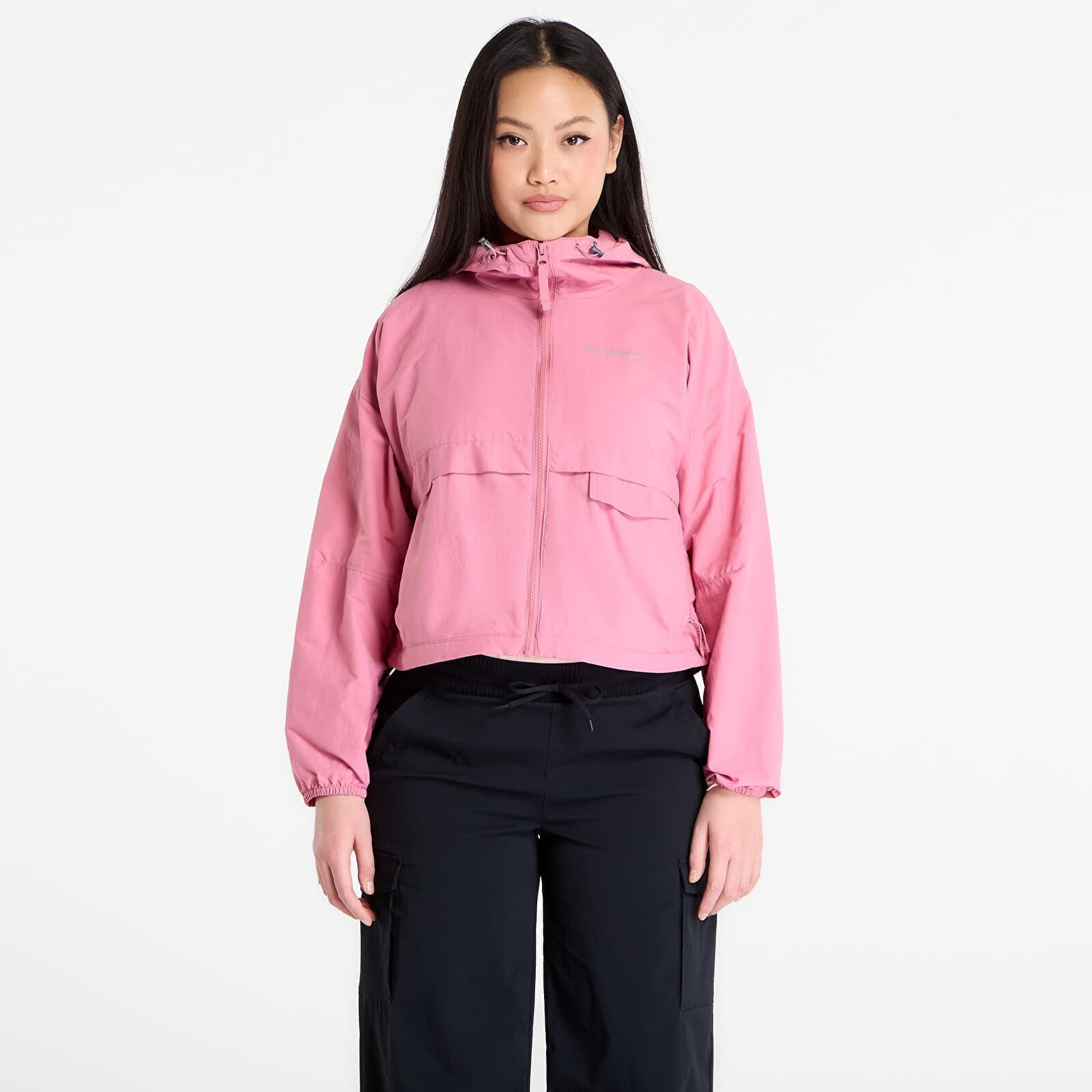 Bunda Columbia Spire Valley™ Cropped Hooded Windbreaker Rosette M