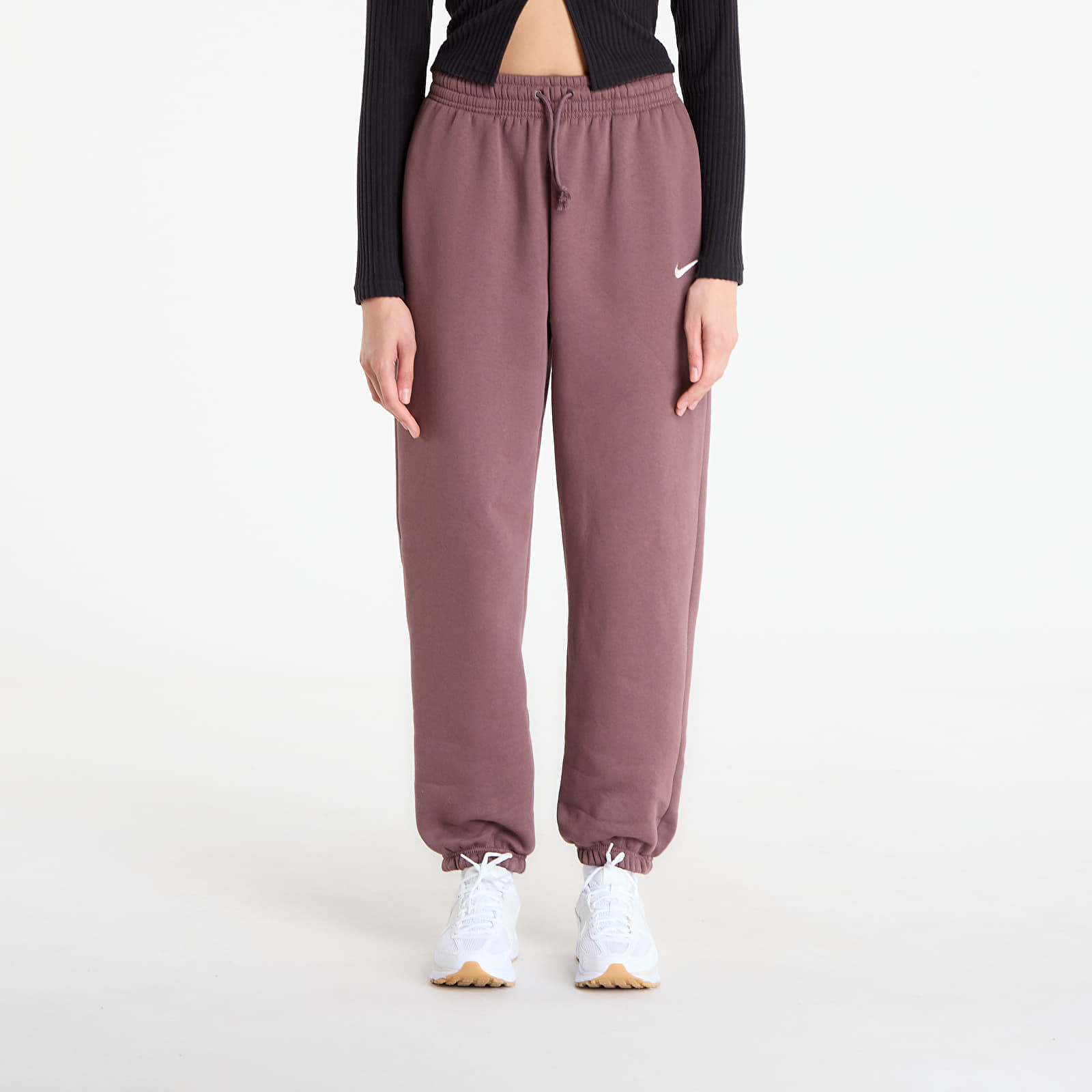 Tepláky Nike Sportswear Phoenix Fleece Women's High-Waisted Oversized Sweatpants Tattoo/ Sail XS