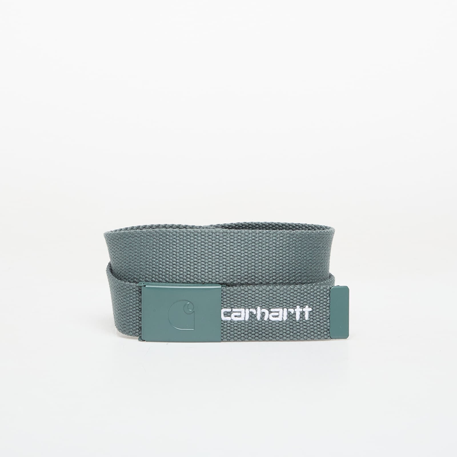 Opasok Carhartt WIP C-Logo Belt Tonal Velvet Green/ White Universal