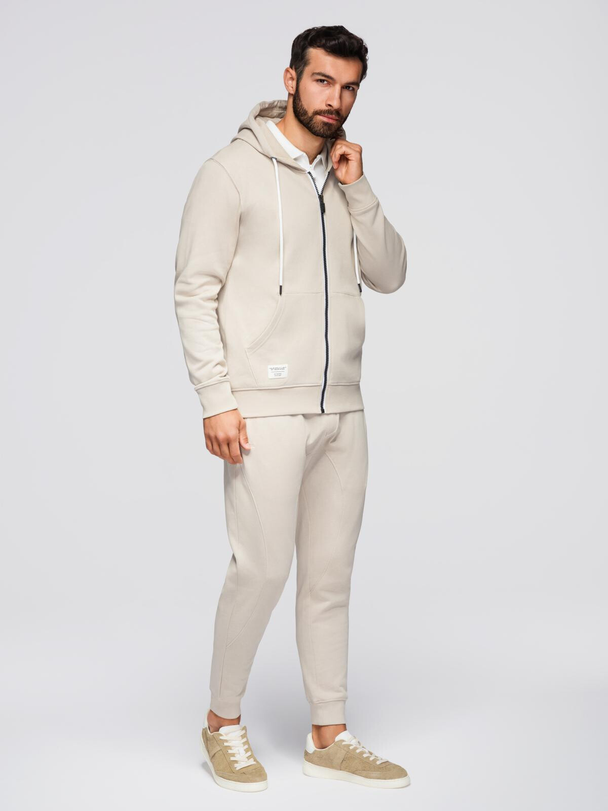 Ombre Men's old-school tracksuit set hooded sweatshirt + jogger pants