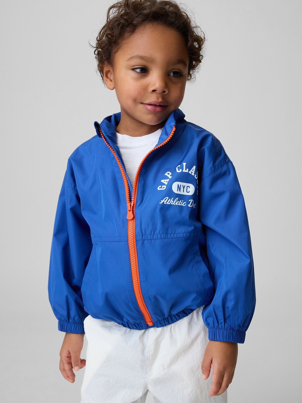 GAP Baby Waterproof Jacket with Windbreaker Logo - Boys