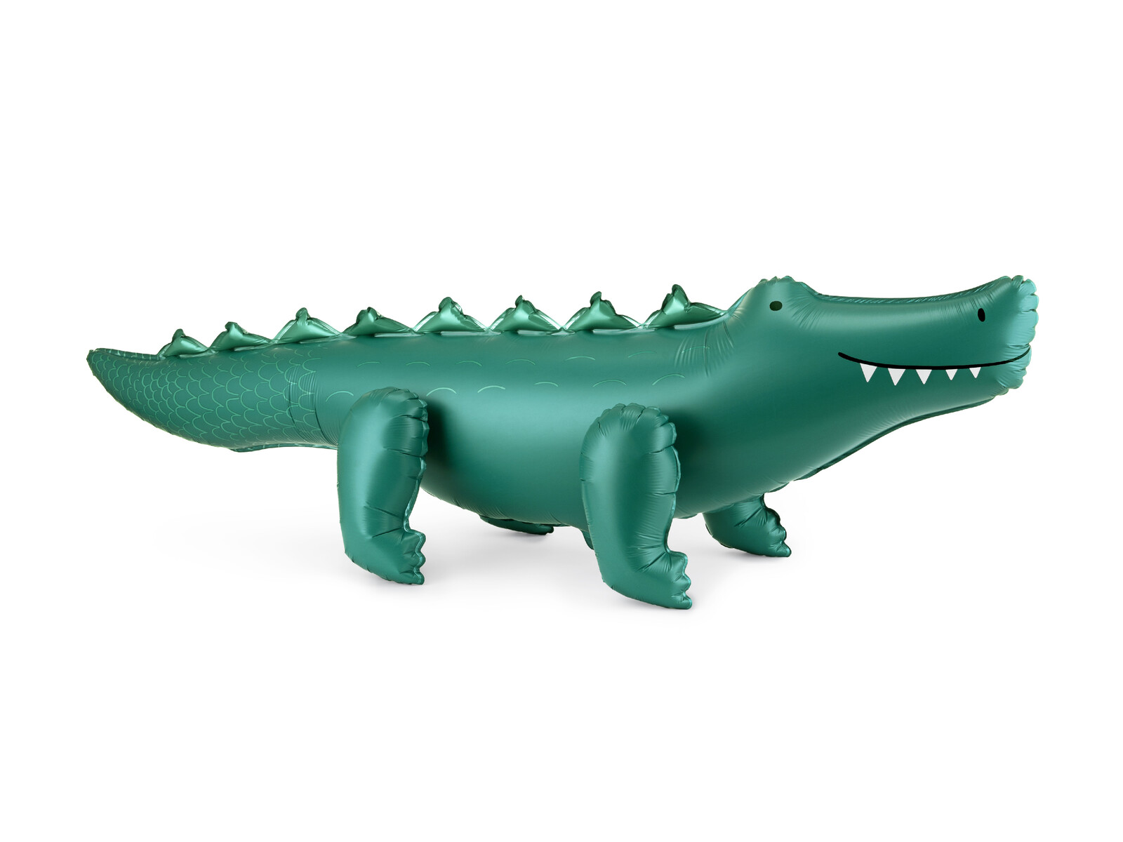 PartyDeco Samostojaci fóliový balón - Krokodíl 126 x 36 cm